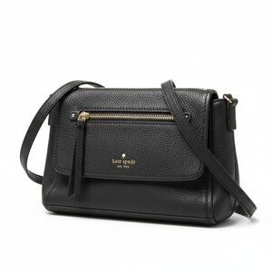 Kate Spade Black Pebbled Crossbody Bag Quite Luxury